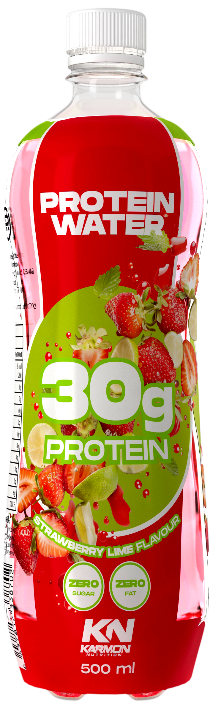 NXT Nutrition KN Protein Water 12x500ml Strawberry & Lime packshot