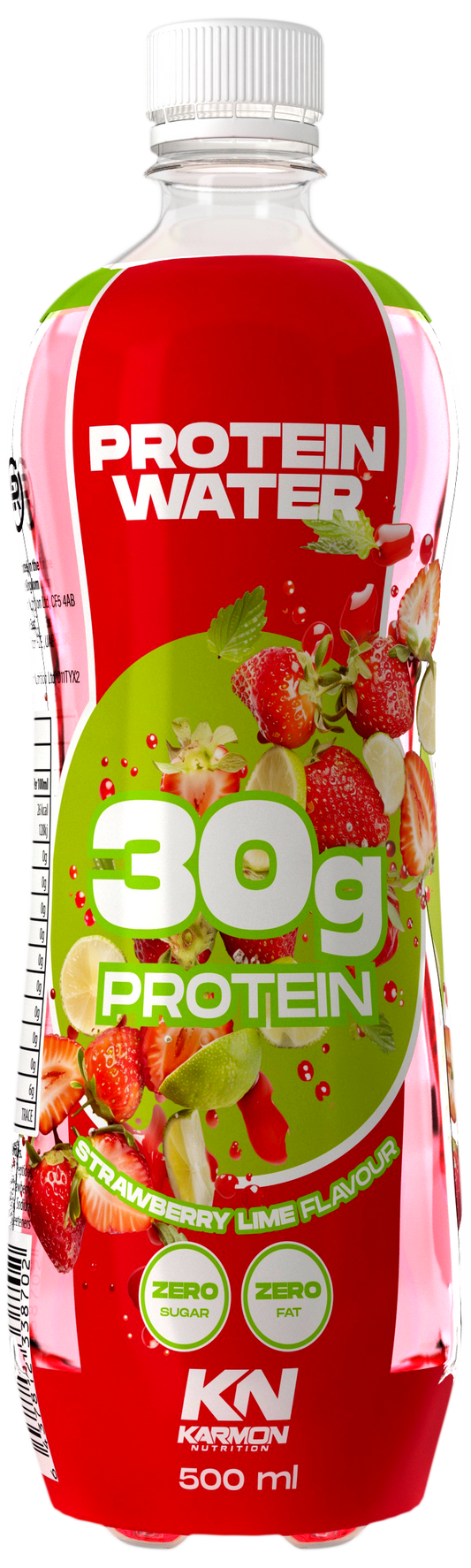 NXT Nutrition KN Protein Water 12x500ml Strawberry & Lime packshot