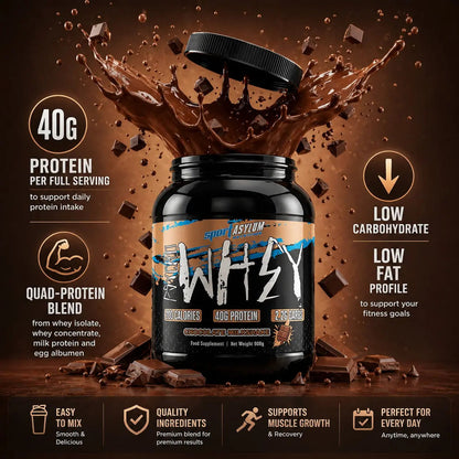 Sport Asylum Psycho Whey 908g Chocolate Milkshake