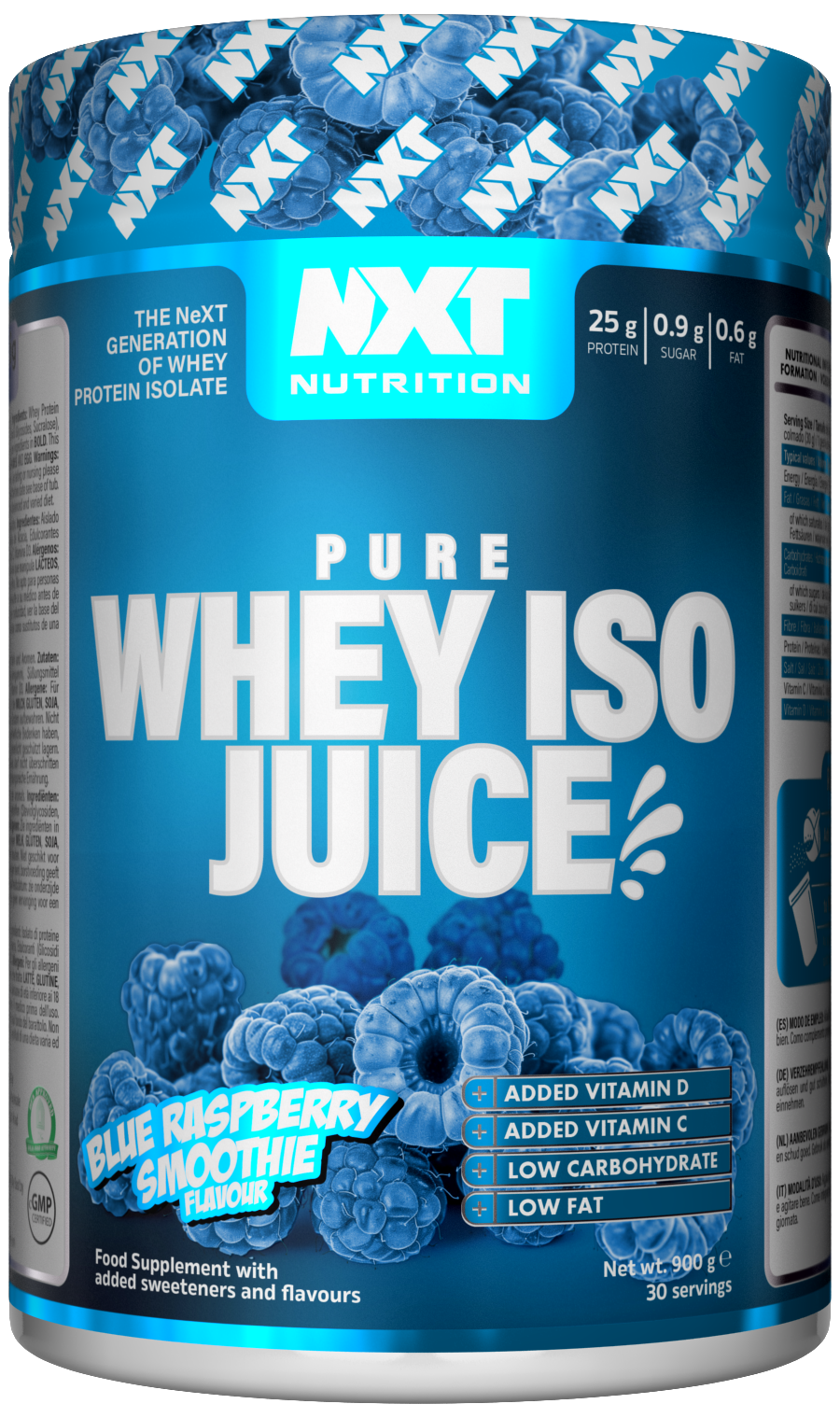 NXT Nutrition Pure Whey ISO Juice 900g
