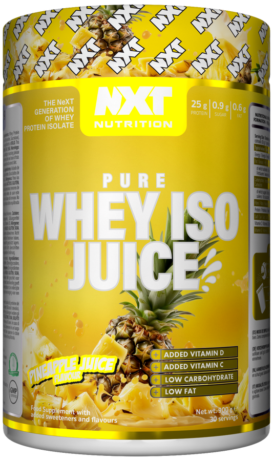 NXT Nutrition Pure Whey ISO Juice 900g Pineapple Juice packshot
