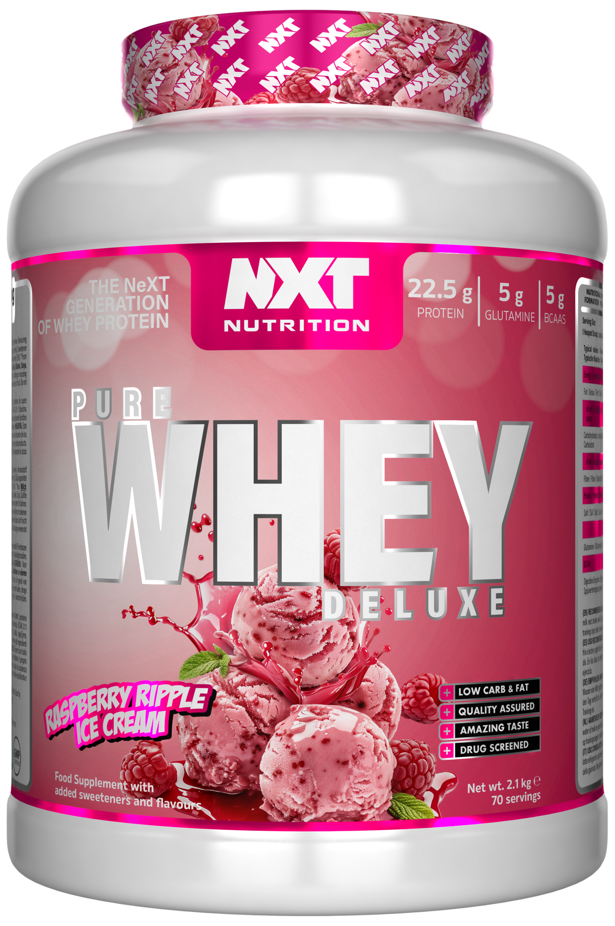 NXT Nutrition Pure Whey Deluxe 2.1kg