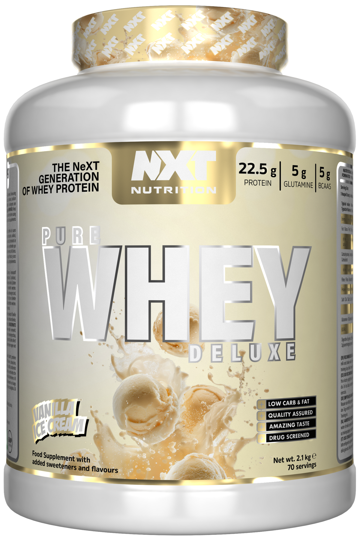 NXT Nutrition Pure Whey Deluxe 2.1kg