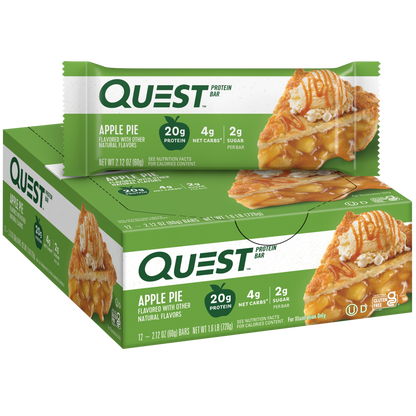 Quest Nutrition Protein Bar 12x60g Apple Pie packshot