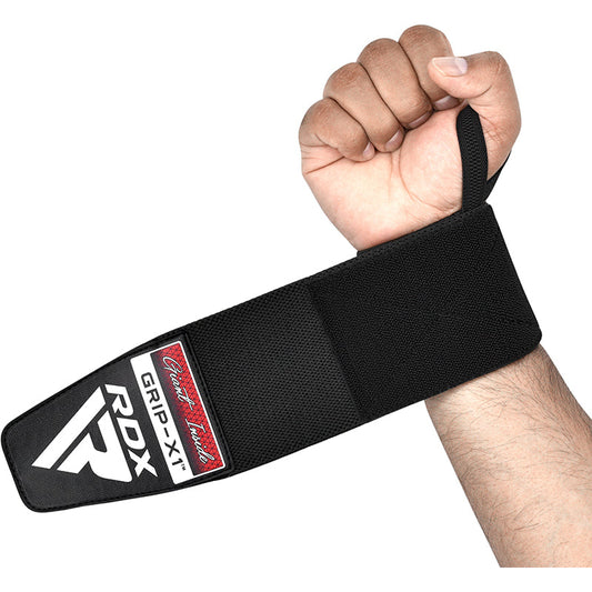 RDX Gym Wrist Wraps W3 Full Black packshot