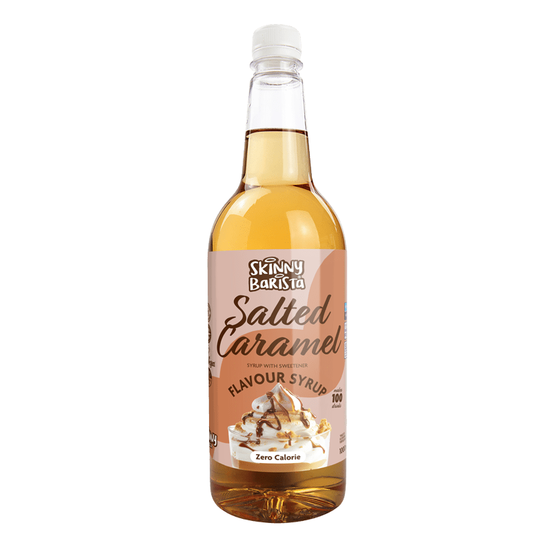 The Skinny Food Co Skinny Barista Zero Calorie Coffee Syrup 1000ml - Salted Caramel