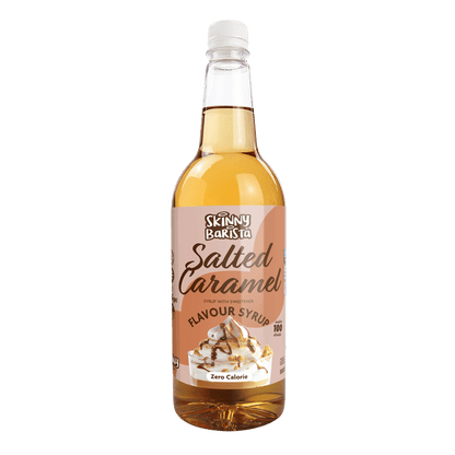 The Skinny Food Co Skinny Barista Zero Calorie Coffee Syrup 1000ml - Salted Caramel