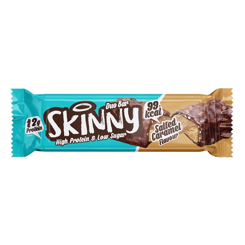 The Skinny Food Co Skinny Duo Bar Salted Caramel