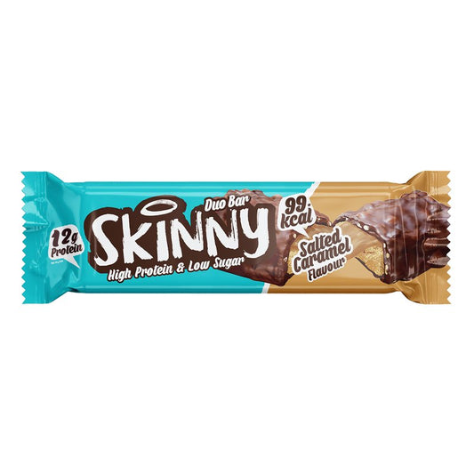 The Skinny Food Co Skinny Duo Bar Salted Caramel