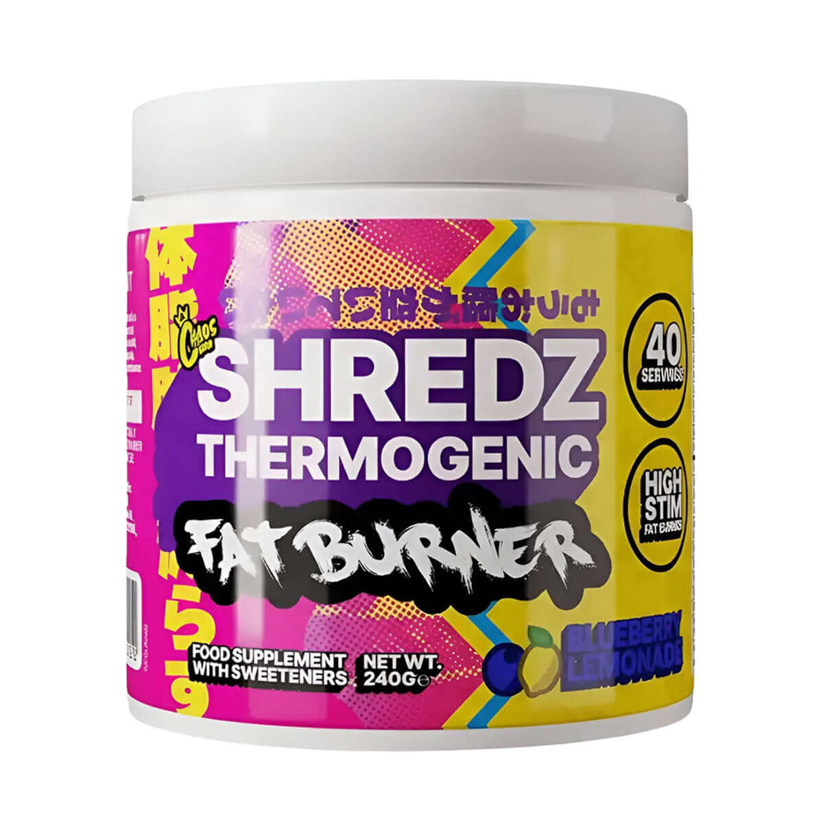 Chaos Crew Shredz 240g - Blueberry Lemonade