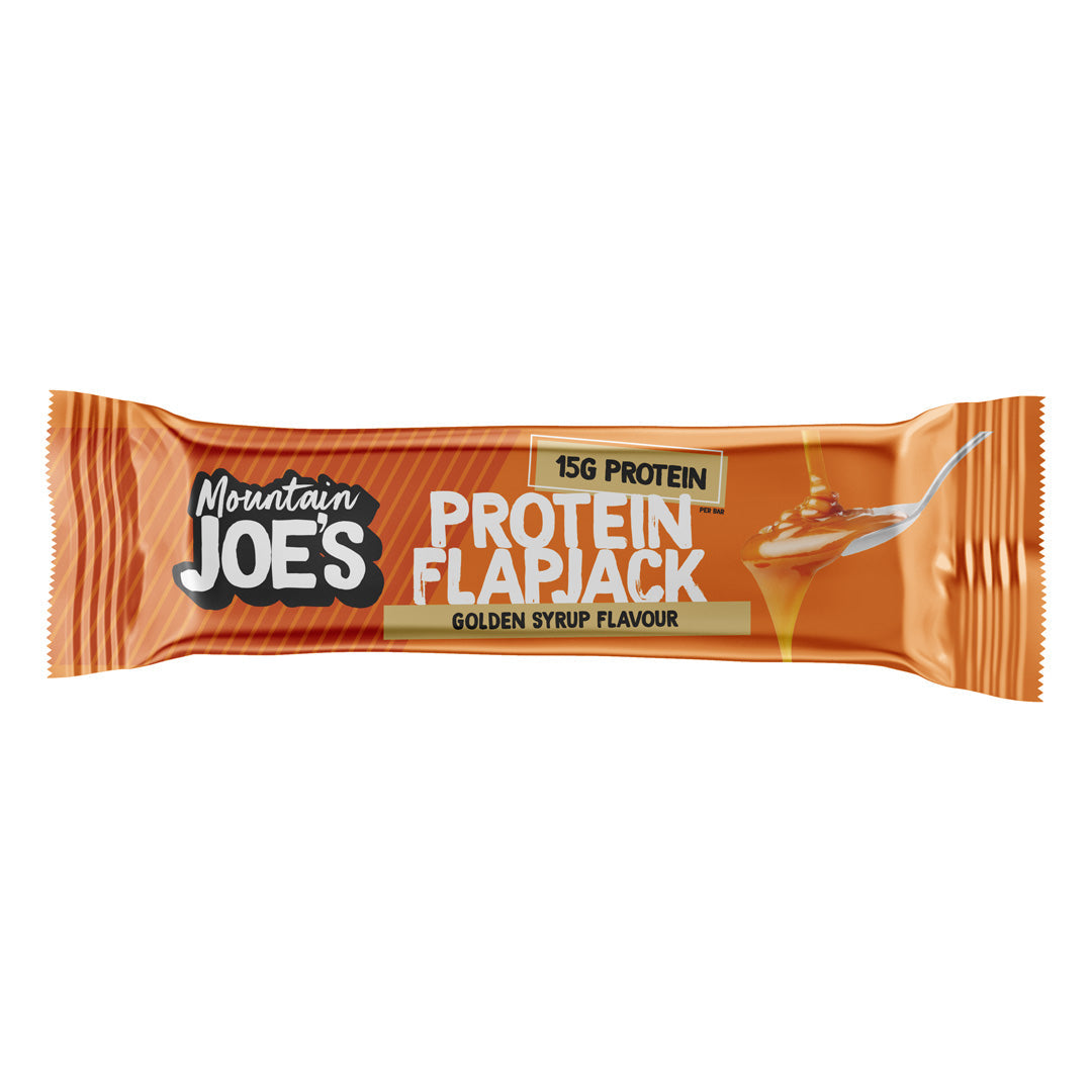 Mountain Joe's Protein Flapjack 16x60g - Golden Syrup