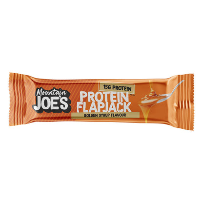 Mountain Joe's Protein Flapjack 16x60g - Golden Syrup