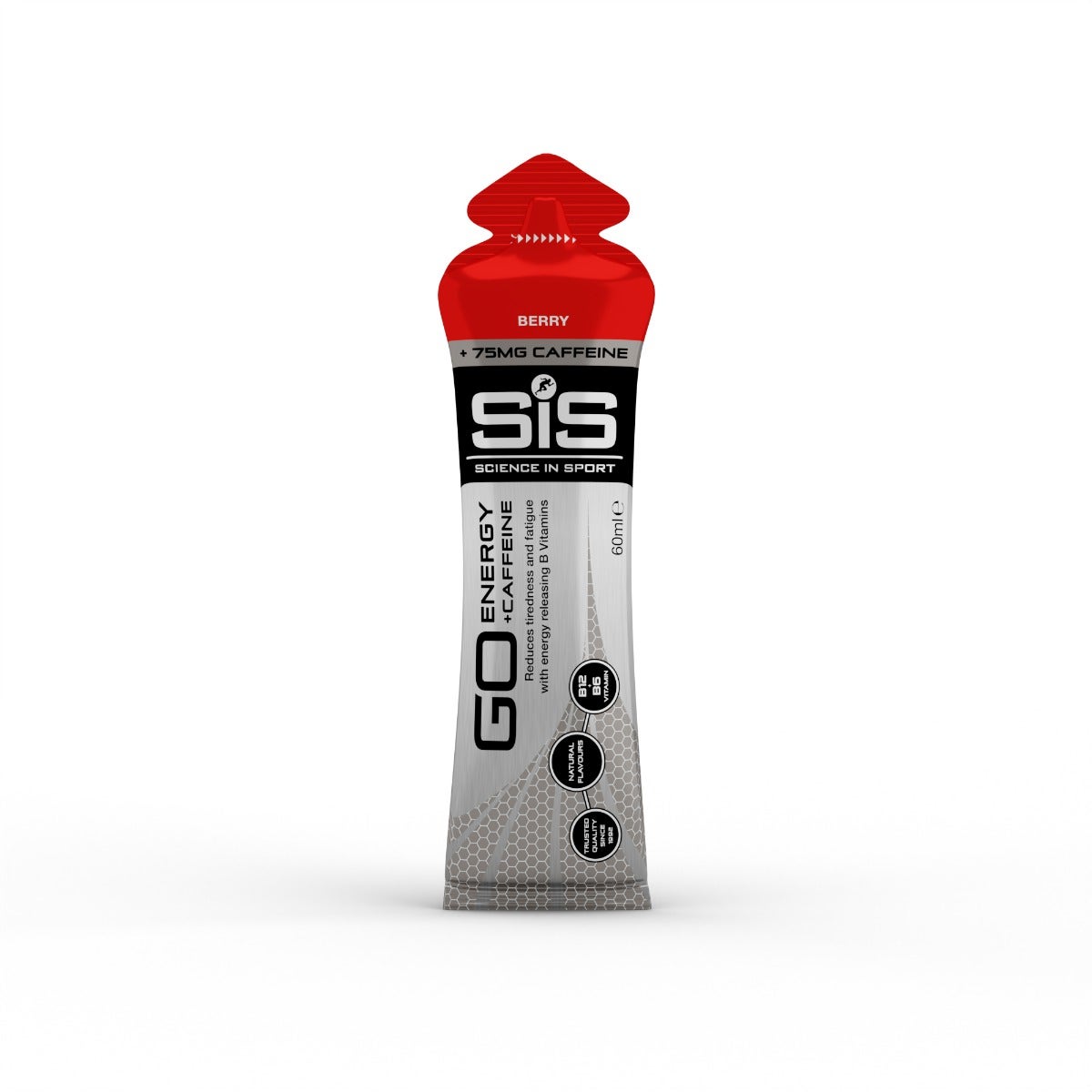 SIS (Science In Sport) Gel Go Energy + Caff 30x60ml Berry packshot