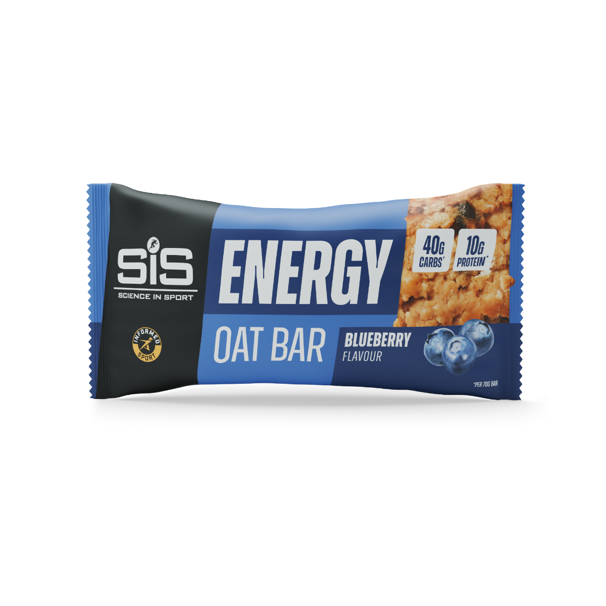 SIS Energy Oat Bar 12x70g Blueberry packshot