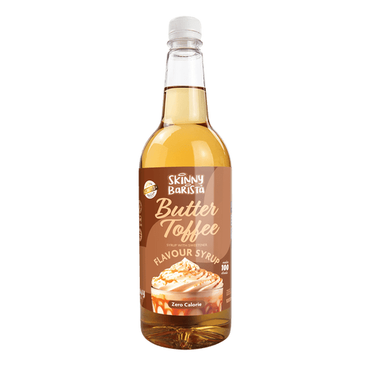 The Skinny Food Co Skinny Barista Zero Calorie Coffee Syrup 1000ml - Butter Toffee (Limited Edition)