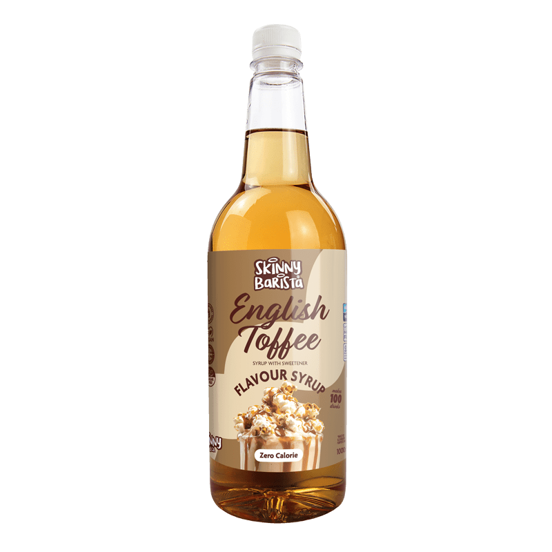 The Skinny Food Co Skinny Barista Zero Calorie Coffee Syrup 1000ml - English Toffee