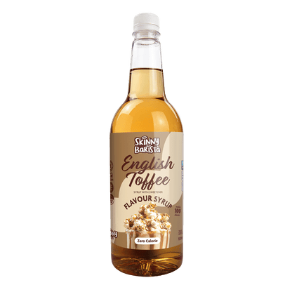 The Skinny Food Co Skinny Barista Zero Calorie Coffee Syrup 1000ml - English Toffee