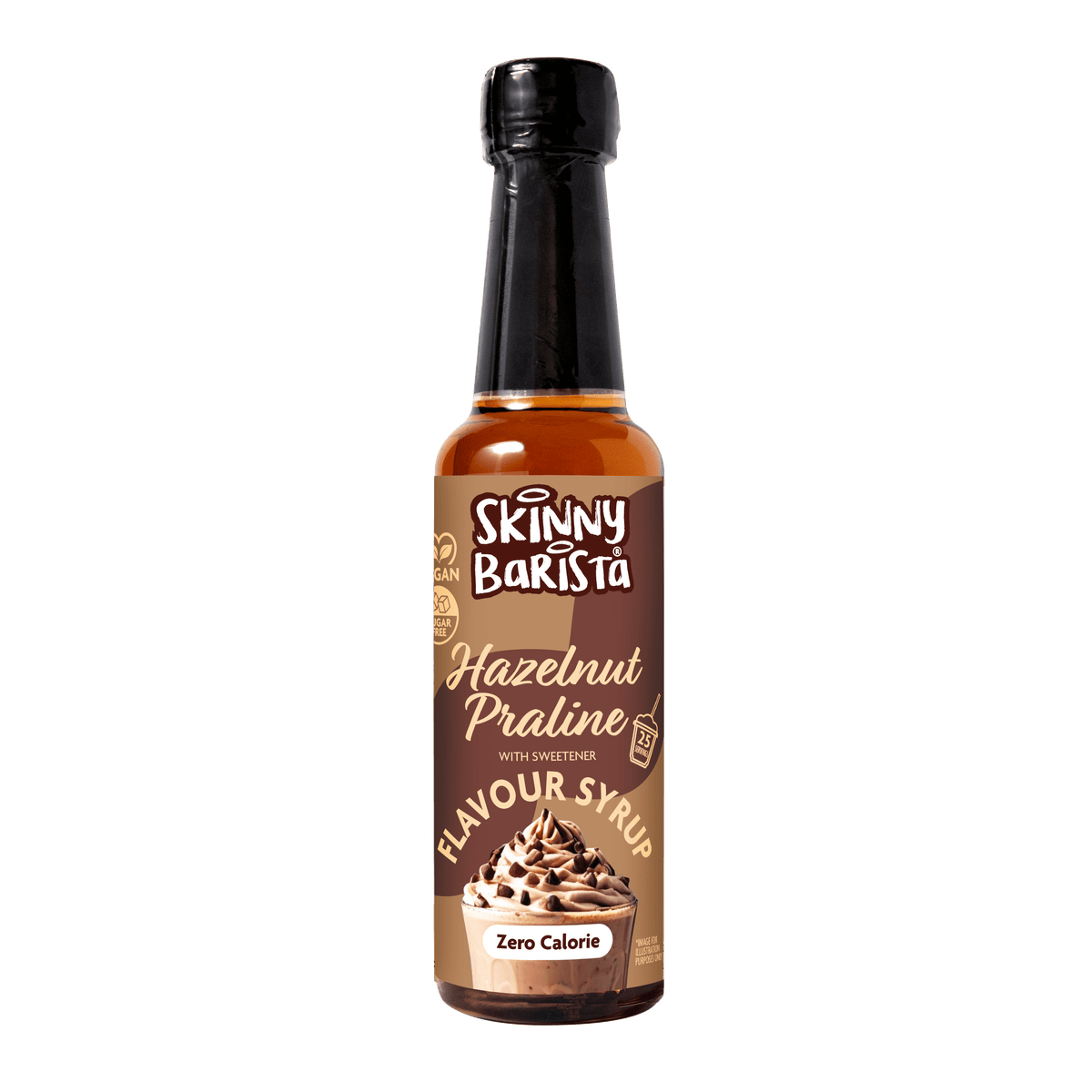 The Skinny Food Co Sugar Free Coffee Syrup 250ml - Hazelnut Praline