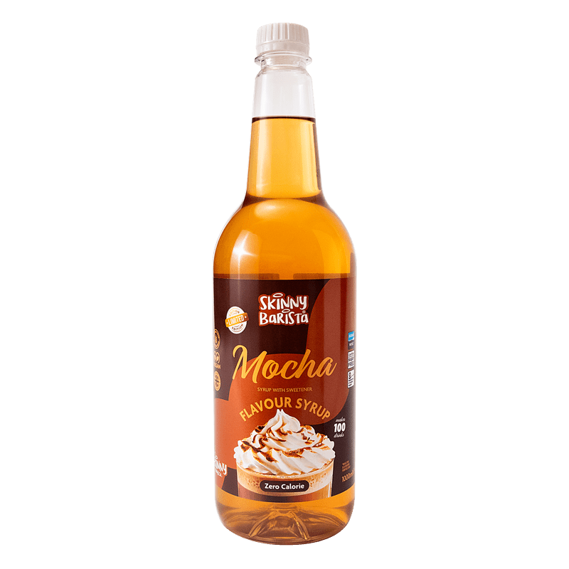 The Skinny Food Co Skinny Barista Zero Calorie Coffee Syrup 1000ml - Mocha (Limited Edition)