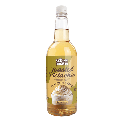The Skinny Food Co Skinny Barista Zero Calorie Coffee Syrup 1000ml - Toasted Pistachio (Limited Edition)
