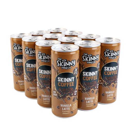 The Skinny Food Co Skinny Coffee Vanilla Latte 12 cans