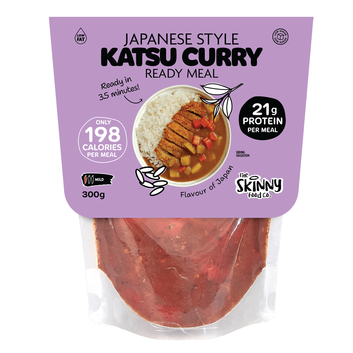 The Skinny Food Co Skinny Ready Meal 300g Japanese Katsu Curry packshot