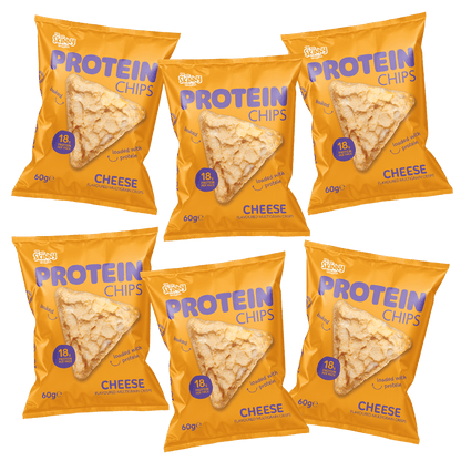 The Skinny Food Co High Protein Chips 6x60g Cheese packshot