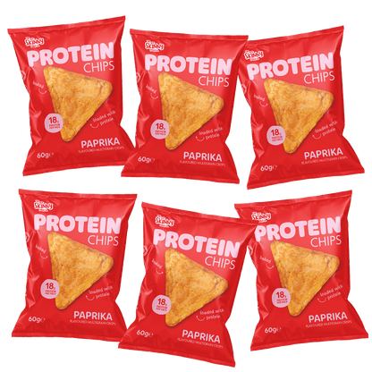 The Skinny Food Co High Protein Chips 6x60g Paprika