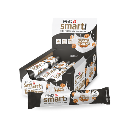 PhD Nutrition Smart Bar 12x64g - Cookies & Cream
