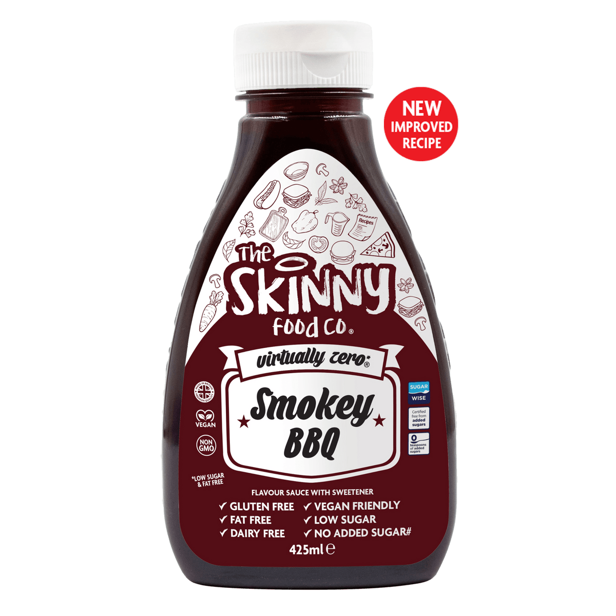 The Skinny Food Co Skinny Sauce 425ml Smokey BBQ