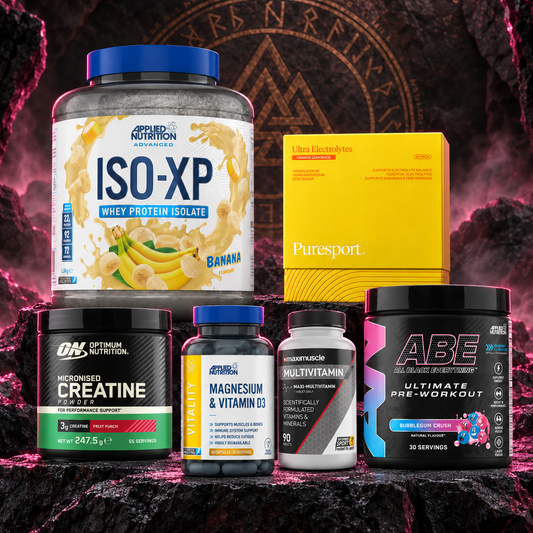 Stage Ready six-product special offer bundle with Applied Magnesium and D3 on Norse stone
