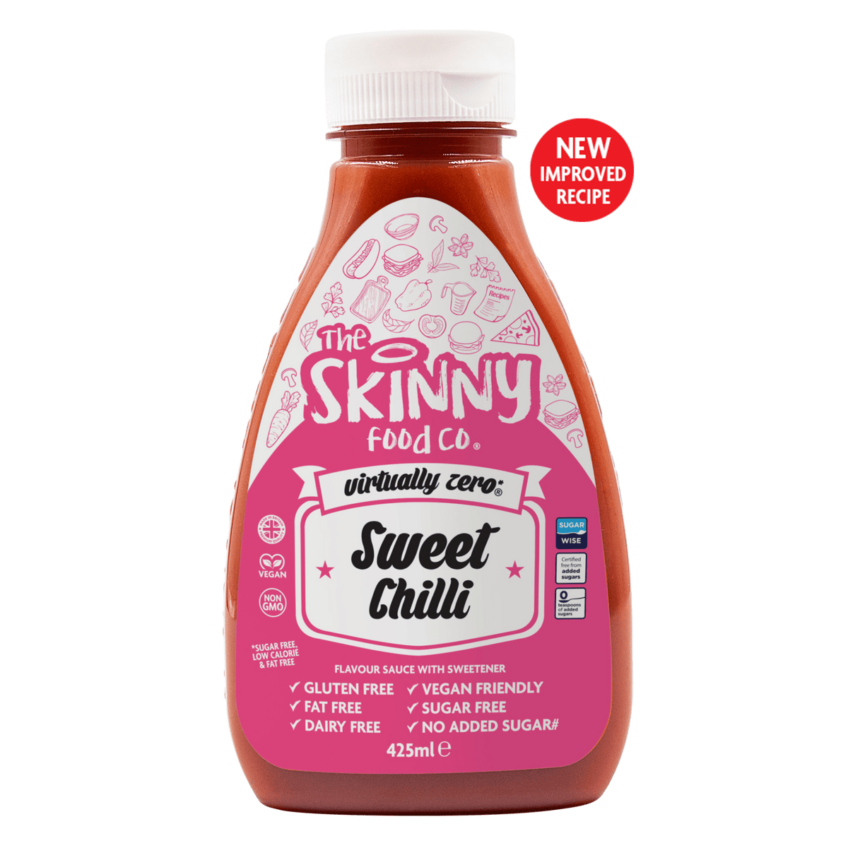 The Skinny Food Co Skinny Sauce 425ml Sweet Chilli