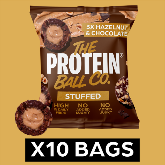 Official The Protein Ball Co Stuffed Hazelnut & Chocolate bag