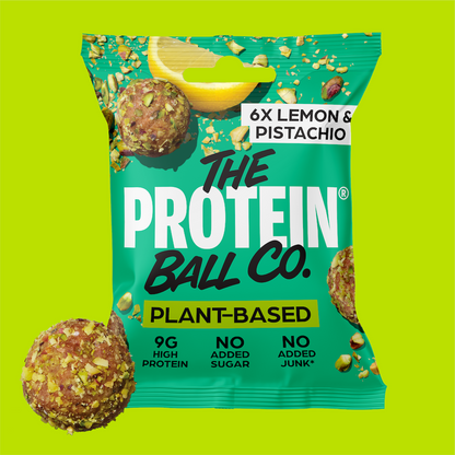 The Protein Ball Co - Lemon & Pistachio official single bag
