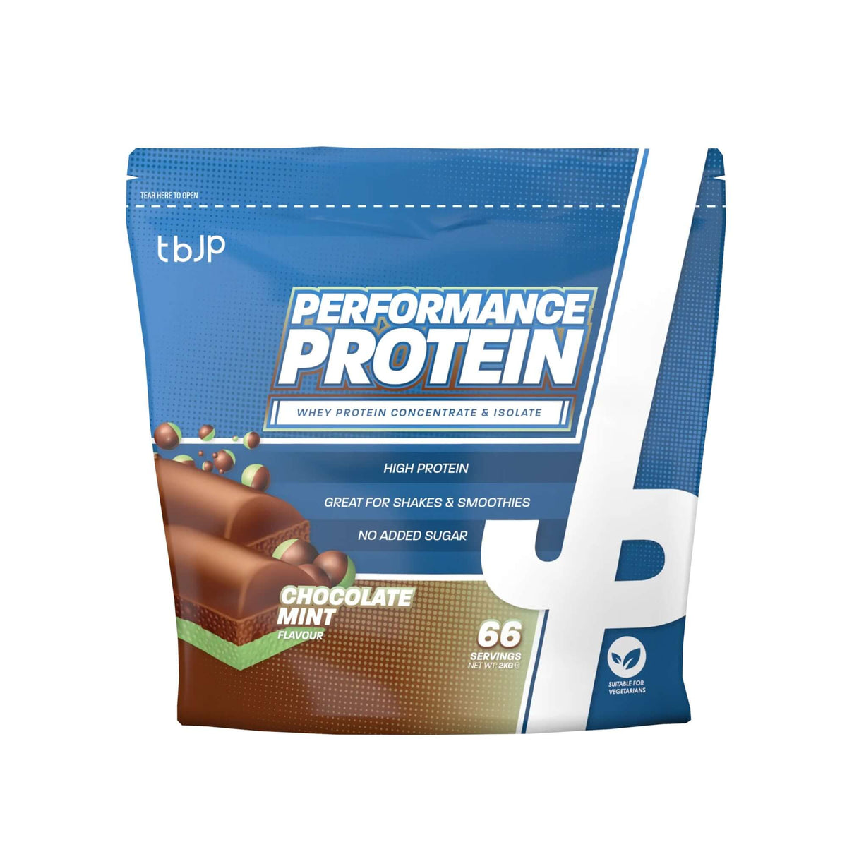 Trained By JP Performance Protein 2kg Chocolate Mint packshot