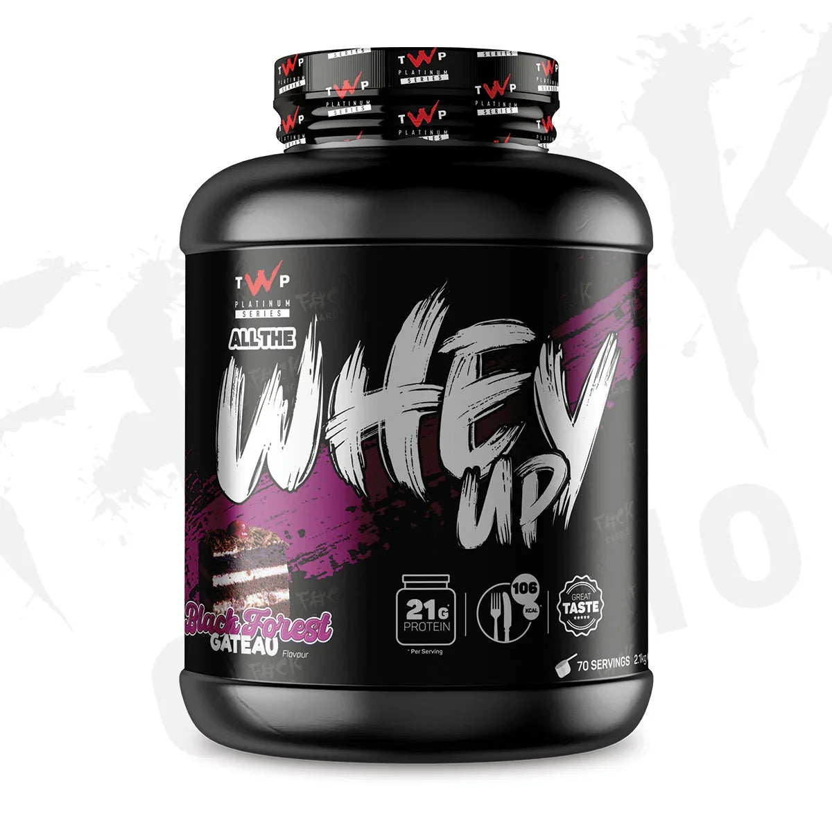 TWP All The Whey Up 2.1kg Black Forest Gateau packshot