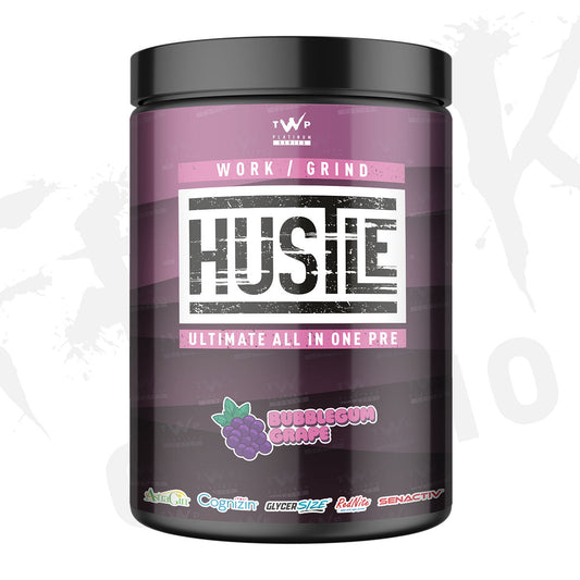 TWP Hustle Pre-Workout (40 Servings) Bubblegum Grape packshot