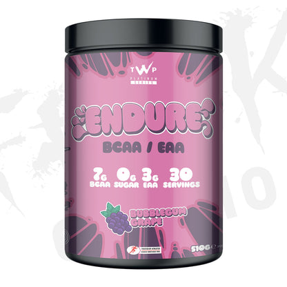TWP Endure BCAA + EAA 510g Bubblegum Grape packshot