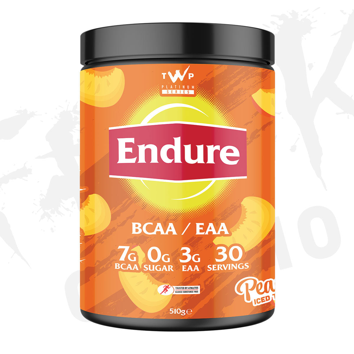 TWP Endure BCAA + EAA 510g Peach Iced Tea packshot