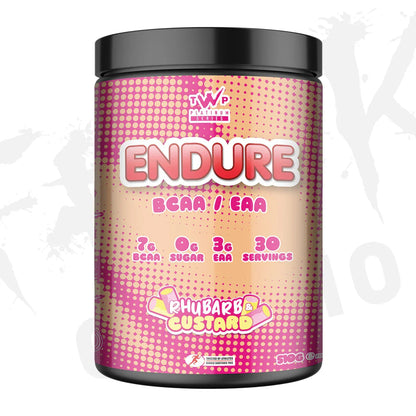 TWP Endure BCAA + EAA 510g Rhubarb & Custard packshot