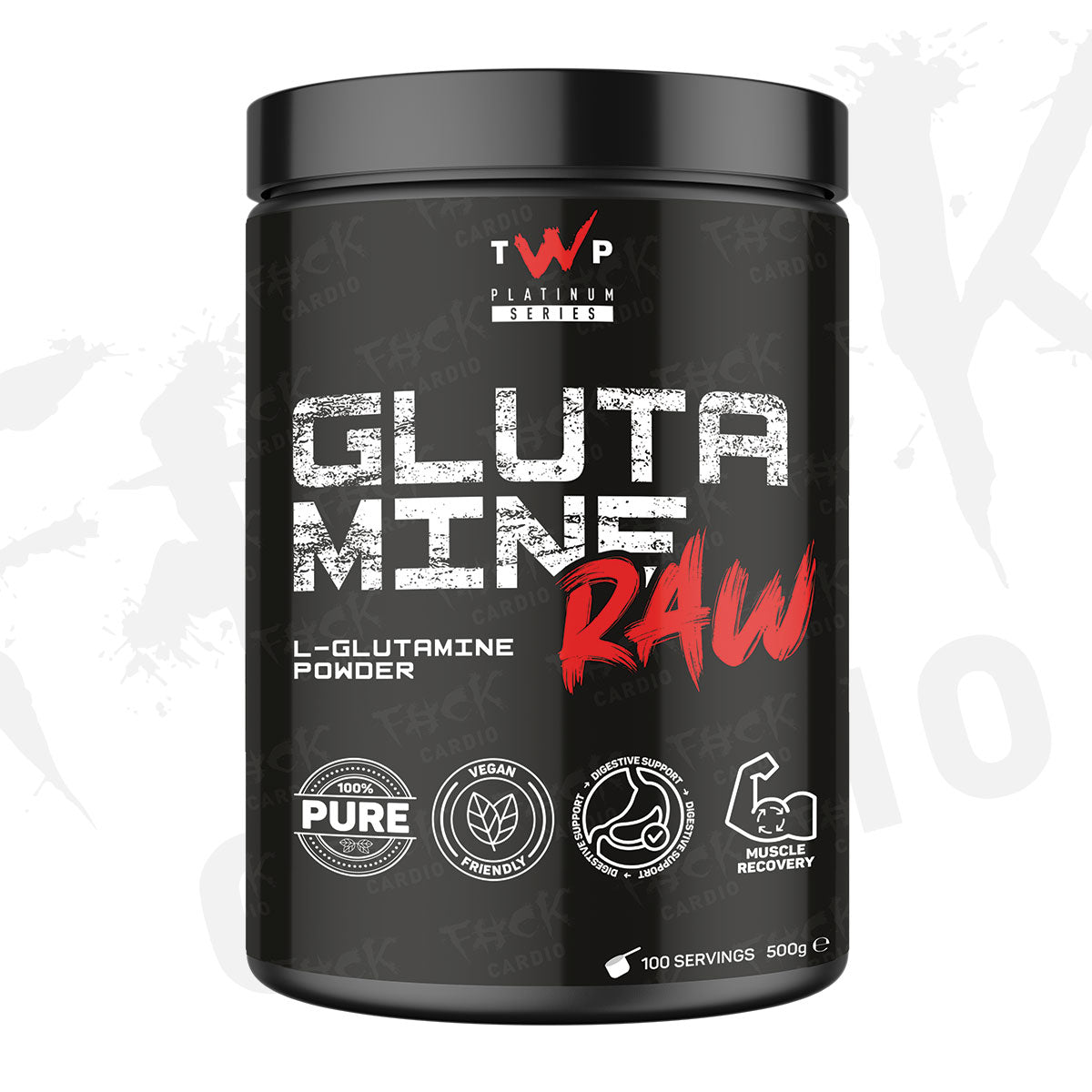 TWP Glutamine RAW 500g packshot