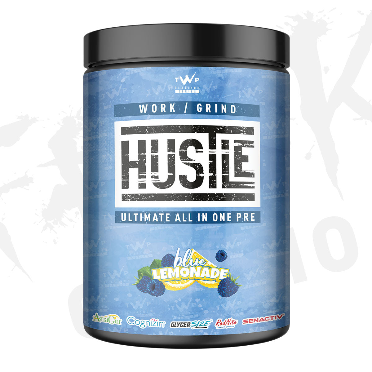 TWP Hustle Pre-Workout (40 Servings) Blue Lemonade packshot