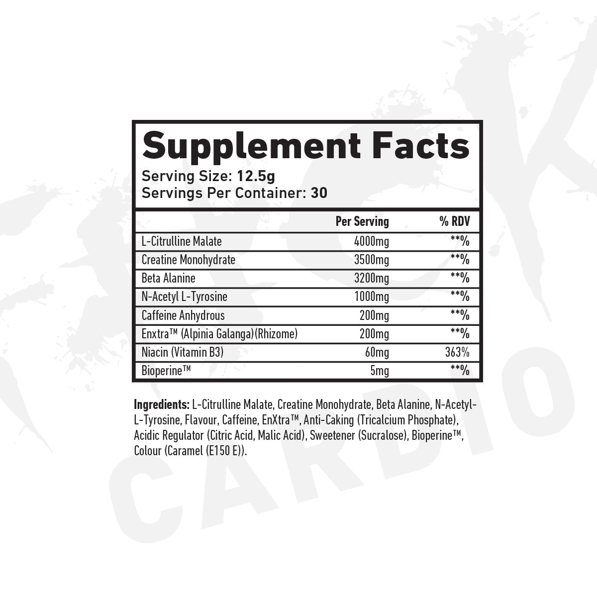 TWP Performance Ready Everyday 375g nutrition