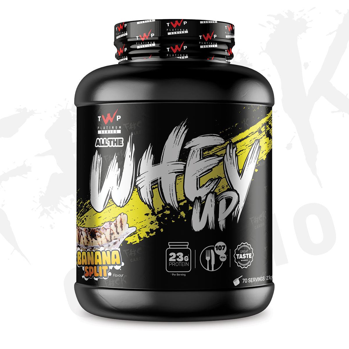 TWP All The Whey Up 2.1kg Banana Split packshot