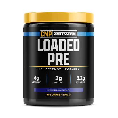 CNP Professional Loaded Pre 570g Blue Raspberry — product pack