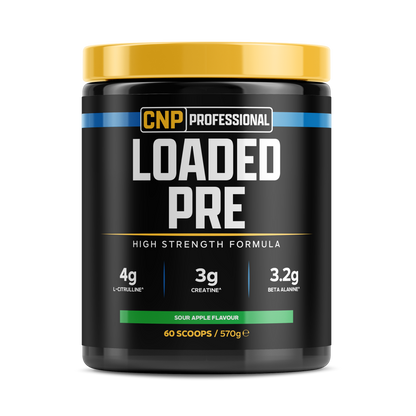 CNP Professional Loaded Pre 570g Sour Apple — product pack