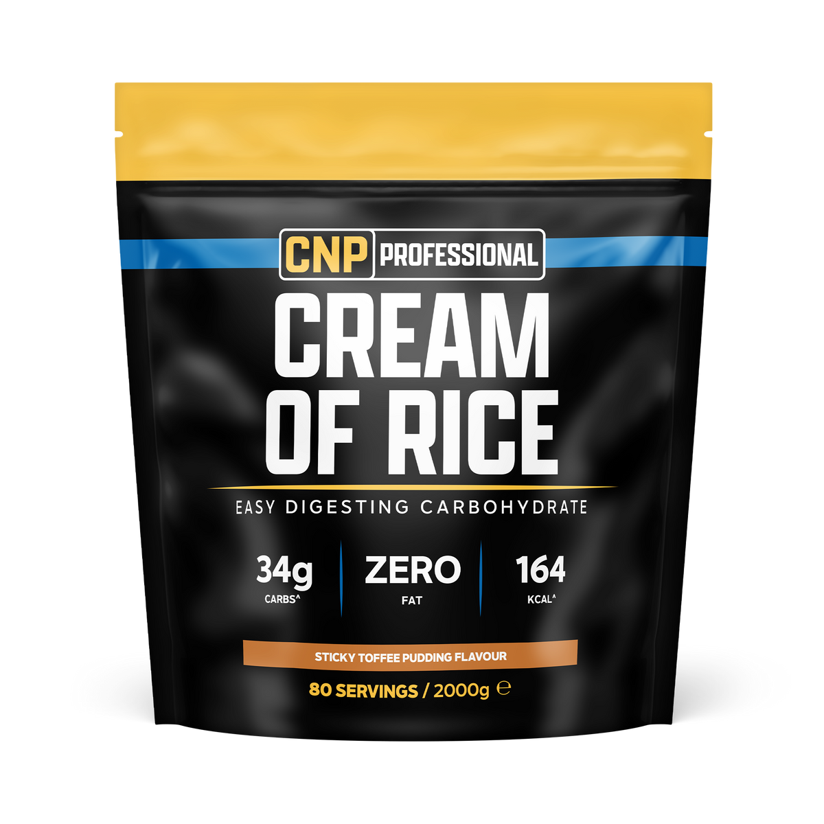 CNP Professional Cream of Rice 2kg Sticky Toffee Pudding — product pack