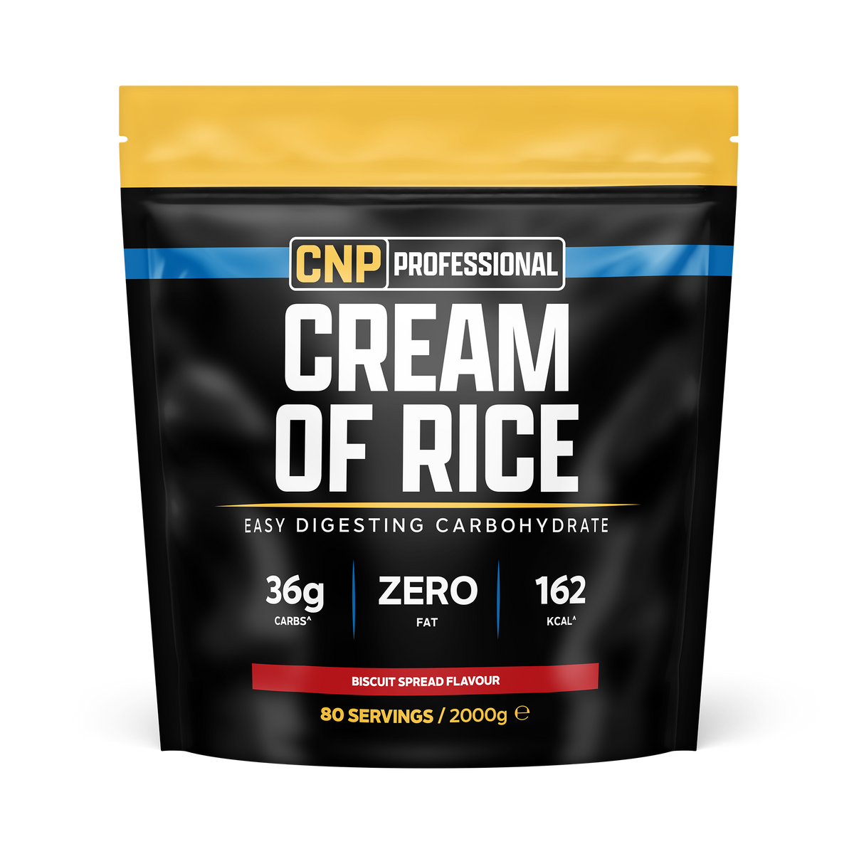 CNP Professional Cream of Rice 2kg Biscuit Spread — product pack