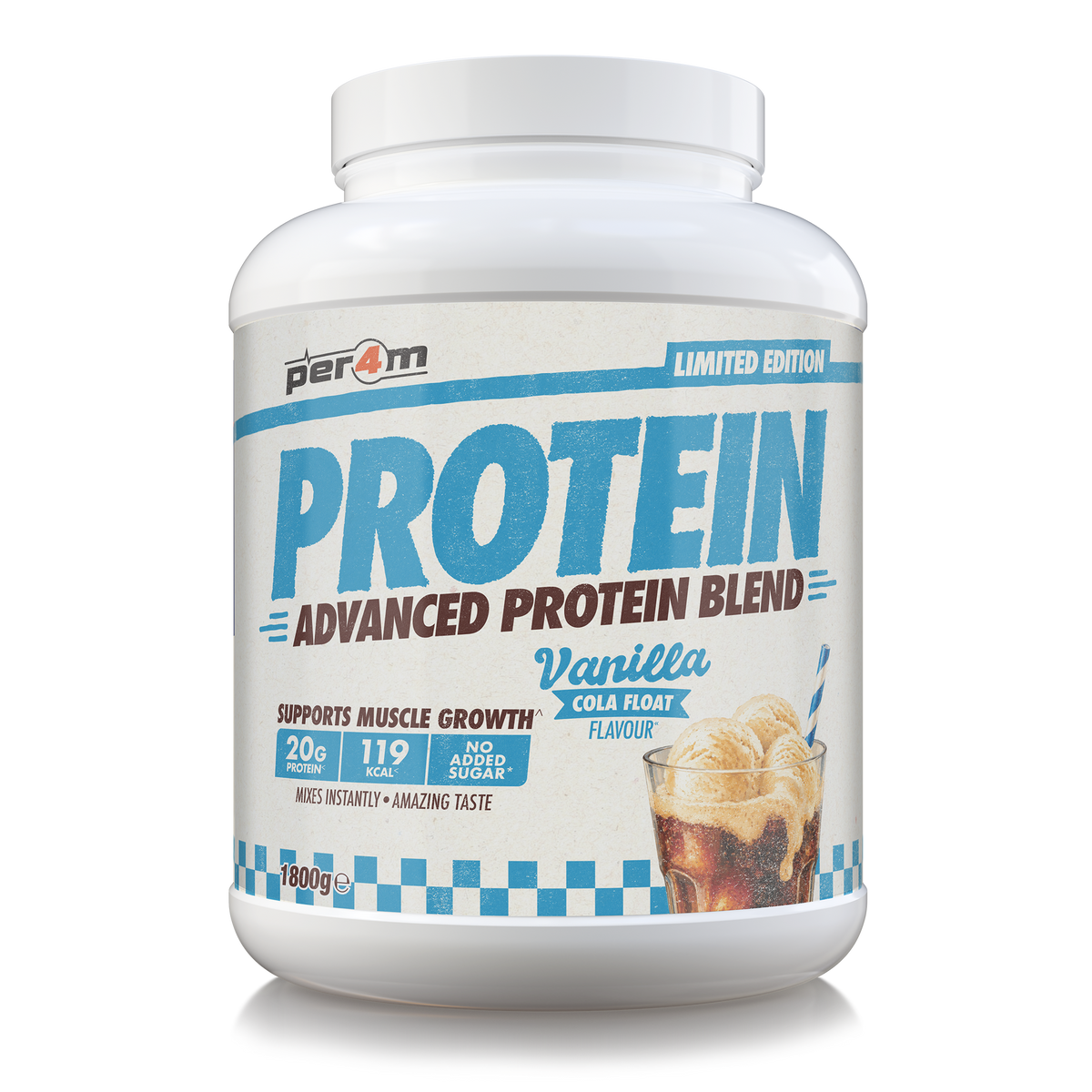 Per4m Advanced Protein 1.8kg Vanilla Cola Float — product pack