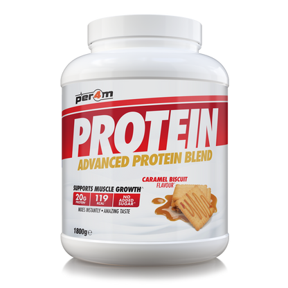 Per4m Advanced Protein 1.8kg Caramel Biscuit — product pack